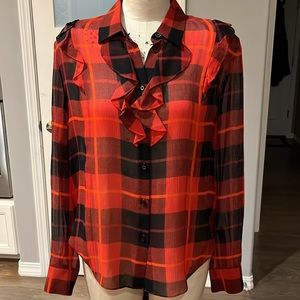 Kate spade sheer blouse